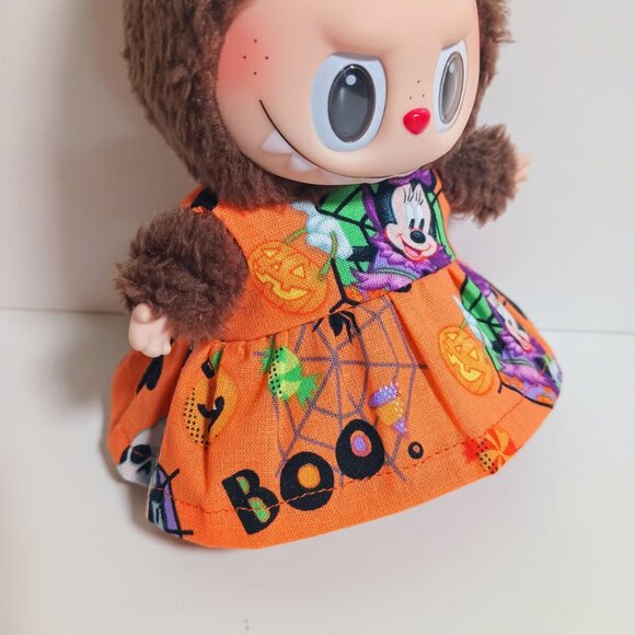 Halloween Disney Minnie Mouse Dress with Metallic Bow Labubu Outfit - Picture 6 of 8